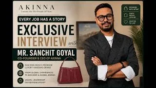Thumbnail: Inside the Journey of AKINNA's Co-Founder | Sanchit Goyal