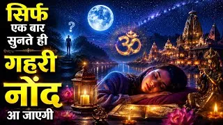 Thumbnail: Guided Deep Sleep Meditation Hindi 🌙 गहरी नींद और शांति का अनुभव | चांदनी रात योगनिद्रा | तुरंत नींद