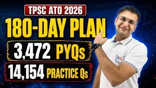 Thumbnail: TPSC ATO 180-Day Plan: How to Use 3,472 PYQs + 14,154 Practice Questions