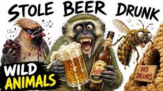 Thumbnail: Every Animal That Gets Drunk Explained in 8 Minutes