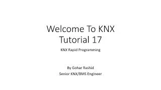 Thumbnail: KNX Rapid Programming