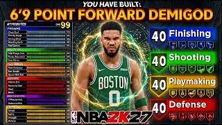 Thumbnail: This 6'9 POINT FORWARD Build Is BROKEN in NBA 2K27 | Best Build 2K27