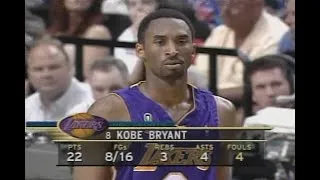 Thumbnail: Kobe Bryant 2002 1st Round GM3 Full Highlights vs Blazers - 25 Pts, CLUTCH