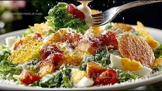 Thumbnail: CAESAR SALAD that helped me lose weight! No flour, no mayo! High in protein.