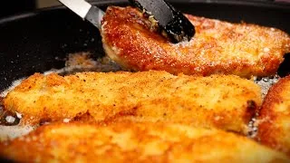 Thumbnail: Simply the best homemade chicken parmesan recipe! Crispy and juicy!