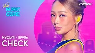 Thumbnail: HYOLYN - ChecK | Music Core EP956 | KOCOWA+