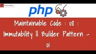 Thumbnail: Maintainable Code : 08 : Immutability || Object Builder Pattern - 01