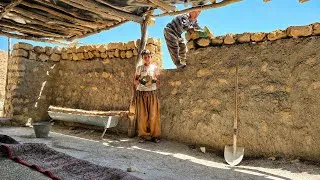 Thumbnail: 😱 Nomadic Life in the Mountains | Building a Stone House by Hand to Survive in the Zagros 🪨🏔️