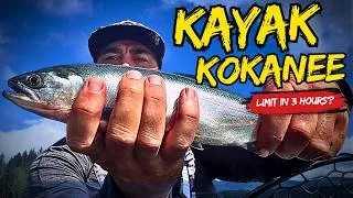 Thumbnail: We have 3 HOURS to get a LIMIT of Kokanee on the Kayak | Can We Do It???