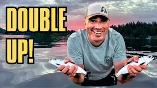 Thumbnail: Double Hookups on an Epic Evening Bite! | Fast Kokanee Limit at Lake Cavanaugh