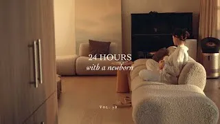 Thumbnail: 24 Hours With a Newborn Baby (2 weeks old) 🐣 | sleepy eyes, and hours that melt together 😴