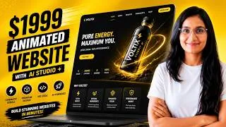 Thumbnail: I Built a $1999 Animated Website With AI For Free  (No Coding)