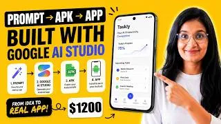 Thumbnail: Google AI Studio Built This $1200 Android App in Minutes (No Coding Tutorial)