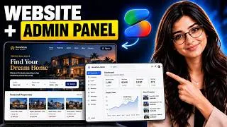 Thumbnail: Build a FULLY FUNCTIONAL Website with Google AI Studio | Admin Panel + Database + Login | No Coding