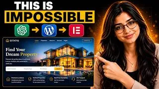 Thumbnail: Build UNLIMITED Websites Using FREE ChatGPT | WordPress + Elementor | Fully  Editable