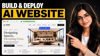 Thumbnail: Build & Deploy AI Website to a Custom Domain + Edit It LIVE | Google AI Studio