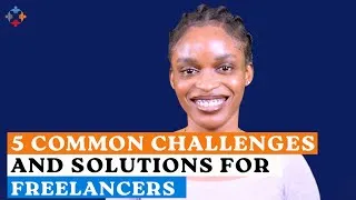 Thumbnail: 5 Common Challenges and solutions for freelancers. @jaethebrandstrategist