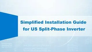 Thumbnail: A video tutorial on installing the KOMINITY American standard split camera inverter