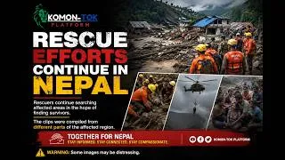 Thumbnail: WARNING: Some images may be distressing. NEPAL: RESCUERS RACE AGAINST TIME TO FIND SURVIVORS