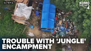 Thumbnail: Olympia mayor says city needs more state help to handle infamous 'Jungle' encampment