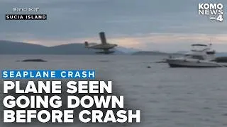 Thumbnail: Video shows seaplane going down before crash in San Juan Islands