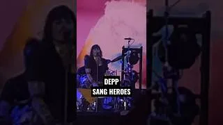 Thumbnail: Hollywood Vampires – Heroes feat. Johnny Depp | LIVE in Zagreb 2026 #Shorts