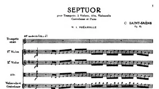 Thumbnail: Camille Saint-Saëns - Septet for Trumpet, Strings and Piano, Op.65 (1881)