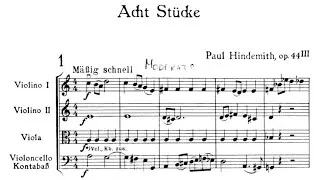 Thumbnail: Paul Hindemith - 8 Pieces for String Quintet, Op.44(III) (1927)