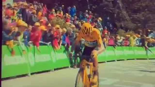 Thumbnail: 2016 TdF - Stage 12 slapstick - Chris Froome meets Benny Hill