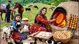 Thumbnail: Amazing Mountain: Ancient Butter Making | Baking Roasted Potatoes in a Fire Oven