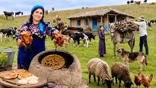 Thumbnail: Creating Traditional Local Cheese, Baking Bread, And Cooking Fried Chicken