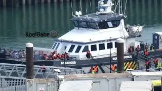 Thumbnail: UPDATE 366 migrants on 3 dinghies BF Ranger & enterprise July 23rd 101 on this 
