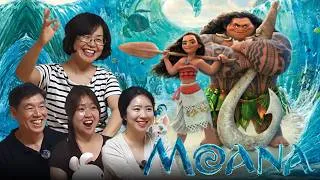 Thumbnail: Korean Parents React to Moana for the FIRST TIME! | Hyped for the New Live-Action Movie! 🌊