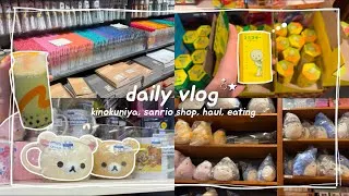 Thumbnail: daily vlog of a teen 🍮 kinokuniya visit, sanrio shop, haul + more !!