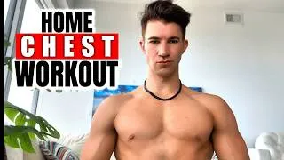 Thumbnail: 5-Minute Chest Workout (No Equipment!) Build Muscle at Home