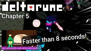 Thumbnail: Deltarune Chapter 5 | 8 second dough challenge guide (WORST ROUTE)