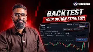 Thumbnail: How to Use Backtesting for Options Trading in Kotak Neo | Nifty & Bank Nifty Strategies