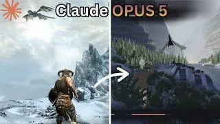 Thumbnail: I Gave Claude $1,510 to Build Skyrim From Scratch