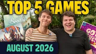 Thumbnail: Top 5 Board Games We Played in  August 2026 | Campaigns, Deduction, Heavy Hitters, and Pure Joy!