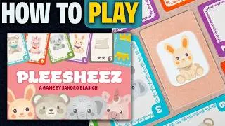 Thumbnail: Pleesheez | How to Play | Learn to Play in 4 Minutes! | Trick-Taking Pillow Fight & Stuffed Animals