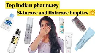 Thumbnail: தமிழில் - indian pharmacy skincare and Haircare products empties review💥 #pharmacyskincare
