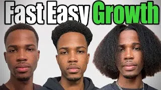 Thumbnail: How to Grow Your Hair FASTER (Black Men) — The 3 Things Slowing You Down