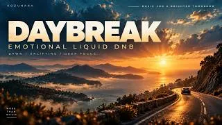 Thumbnail: Liquid Drum and Bass Mix — Emotional Uplifting DnB for Early Mornings & Deep Focus | Kozunaka
