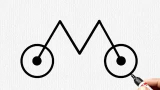 Thumbnail: How To Draw A Bicycle Easy Step By Step | How To Draw A Bicycle Easy