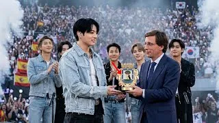 Thumbnail: AMAZING! Madrid mayor praises Jungkook and BTS at bts mdrid concert