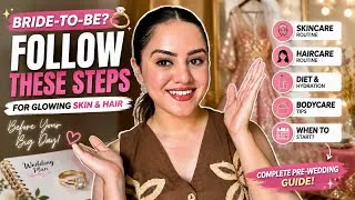 Thumbnail: Every Bride-to-Be Needs This Skincare & Haircare Routine! ✨ Kp Styles