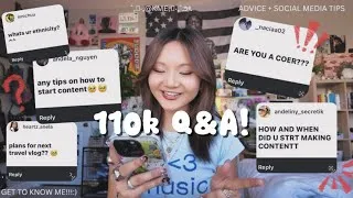 Thumbnail: MY 110k Q&A 🫂⋆˙⟡ ( get to know me!!!)