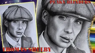 Thumbnail: Pencil portrait Thomas Shelby | Cillian Murphy | Shading | Drawing | Pencil Painting