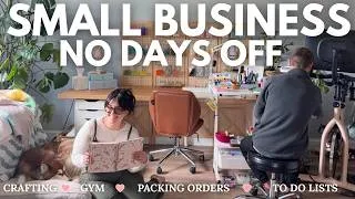 Thumbnail: a REAL Weekend in My Life as a Small Business Owner⭐️packing orders, crafting & getting things done