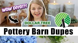 Thumbnail: ✨HIGH-END on a Budget! Dollar Tree DIYs That Look Expensive (Pottery Barn Inspired)